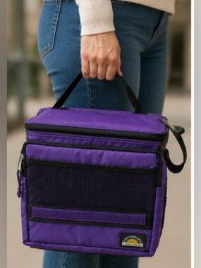 California Innovations Purple Cooler Lunch Tote Camping Bag